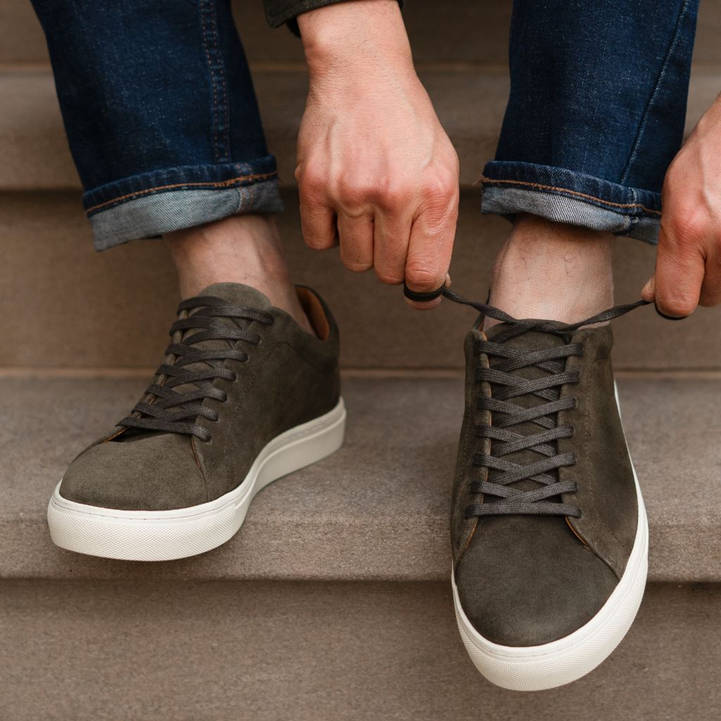 Encore | Dark Olive Suede