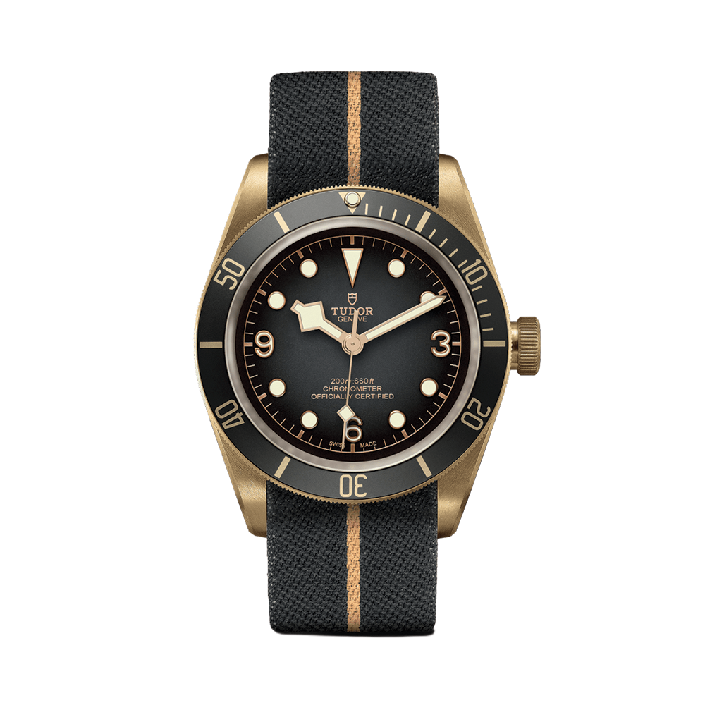 Black Bay Bronze 43mm - Slate Grey on Fabric Strap