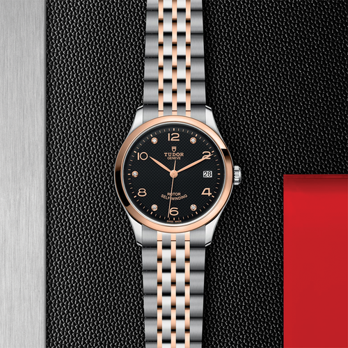 1926 Two-Tone 36mm - Black, Diamond-set on Bracelet
