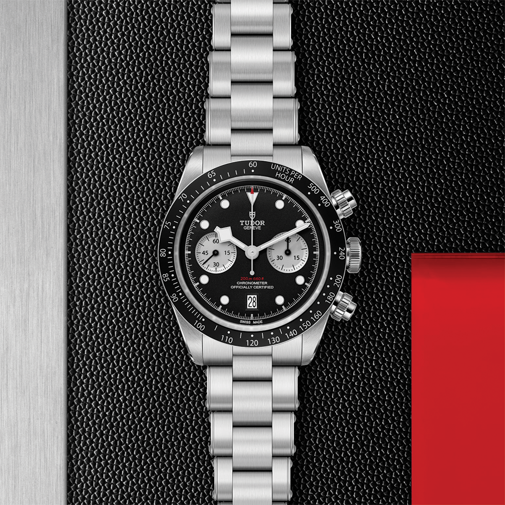 Black Bay Chrono 41mm - Black on 3-Link Bracelet