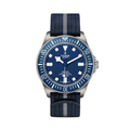 Pelagos FXD Titanium 42mm - Blue on Fabric Strap w/ Extra Rubber Strap