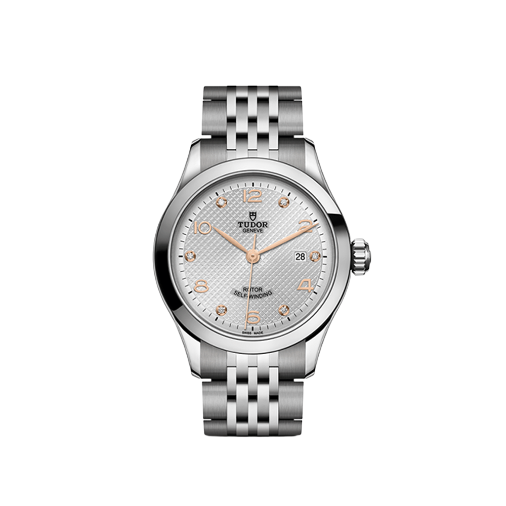 1926 28mm - Silver, Diamond-Set on Bracelet