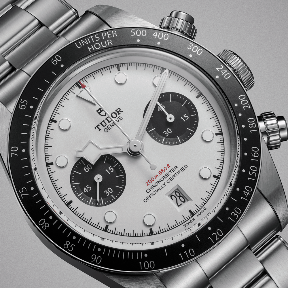 Black Bay Chrono 41mm - Opaline on 3-Link Bracelet