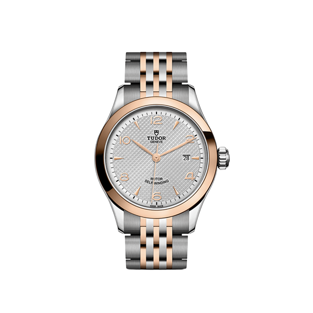 1926 Rose Gold Two-Tone 28mm - Silver on Bracelet