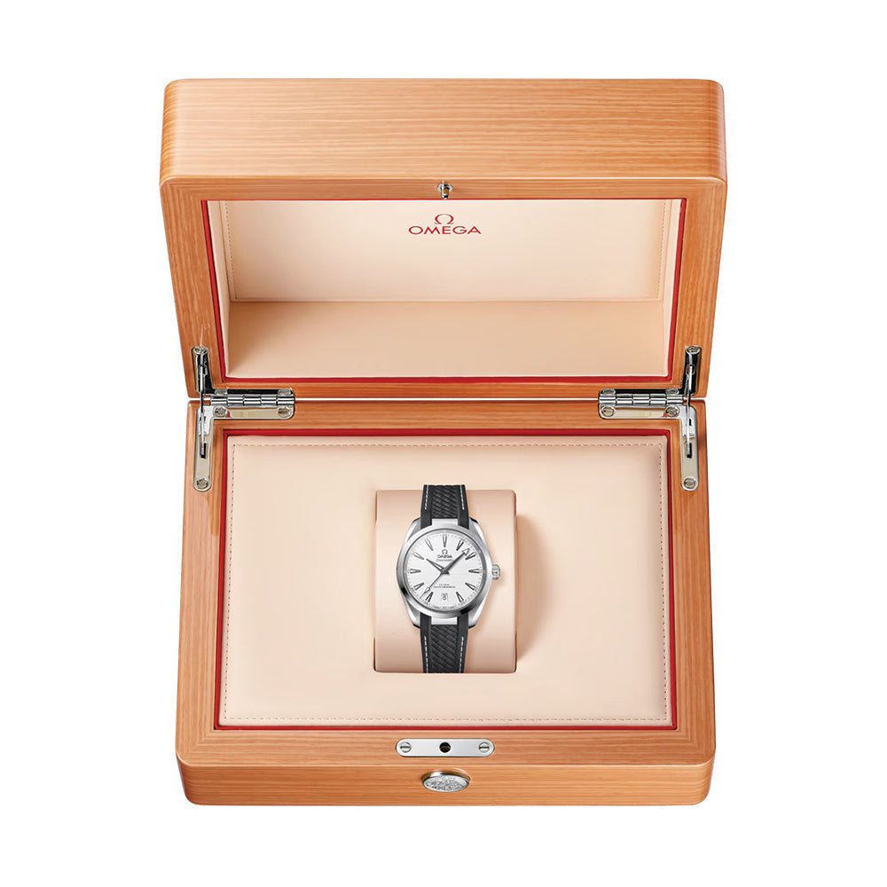 Seamaster Aqua Terra 150M 38mm - Silver on Rubber Strap