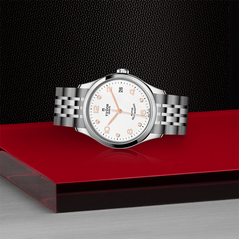 1926 36mm - White Diamond-Set on Bracelet