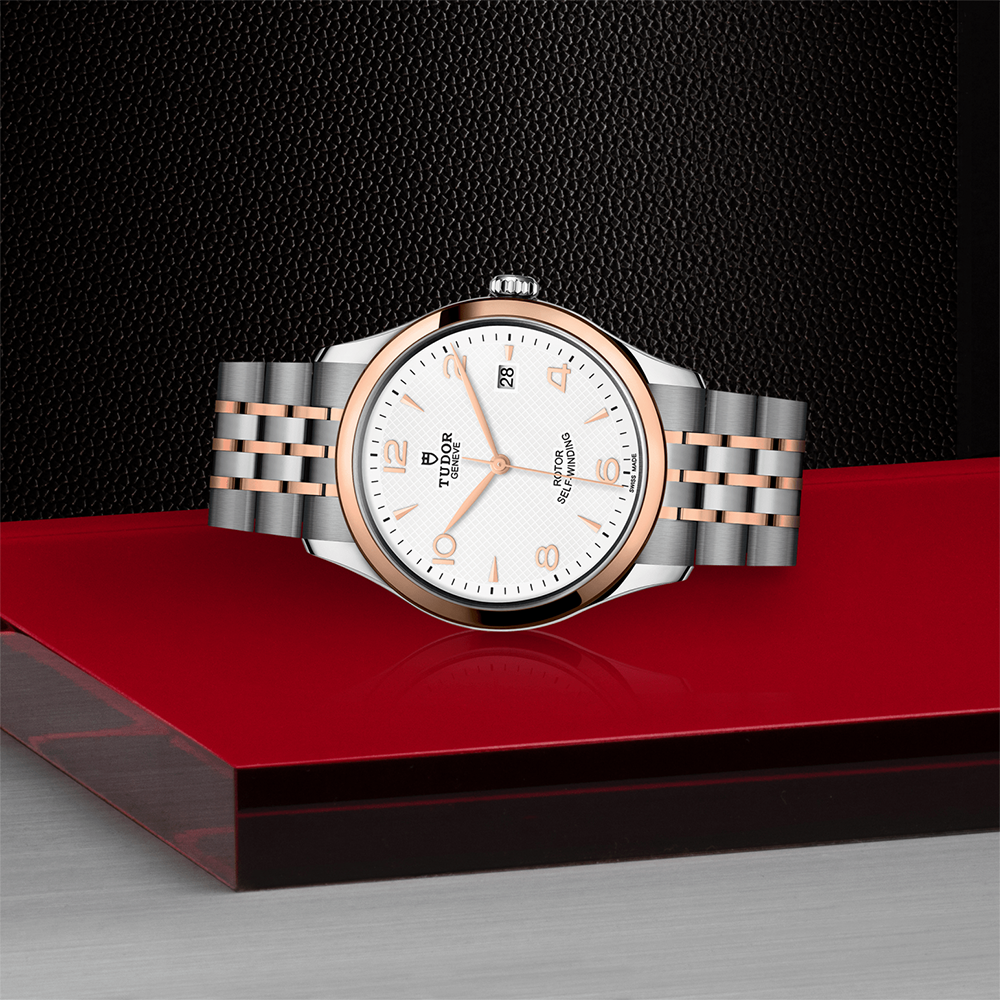 1926 Rose Gold Two-Tone 39mm - White on Bracelet