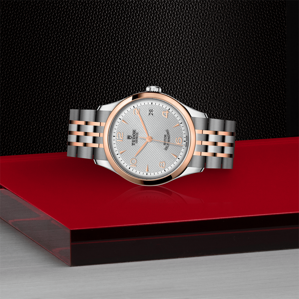 1926 Rose Gold Two-Tone 36mm - Silver on Bracelet