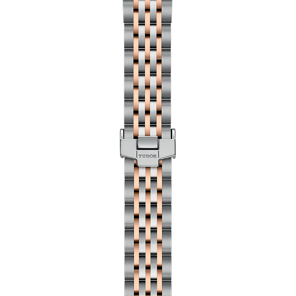 1926 Rose Gold Two-Tone 28mm - Silver on Bracelet