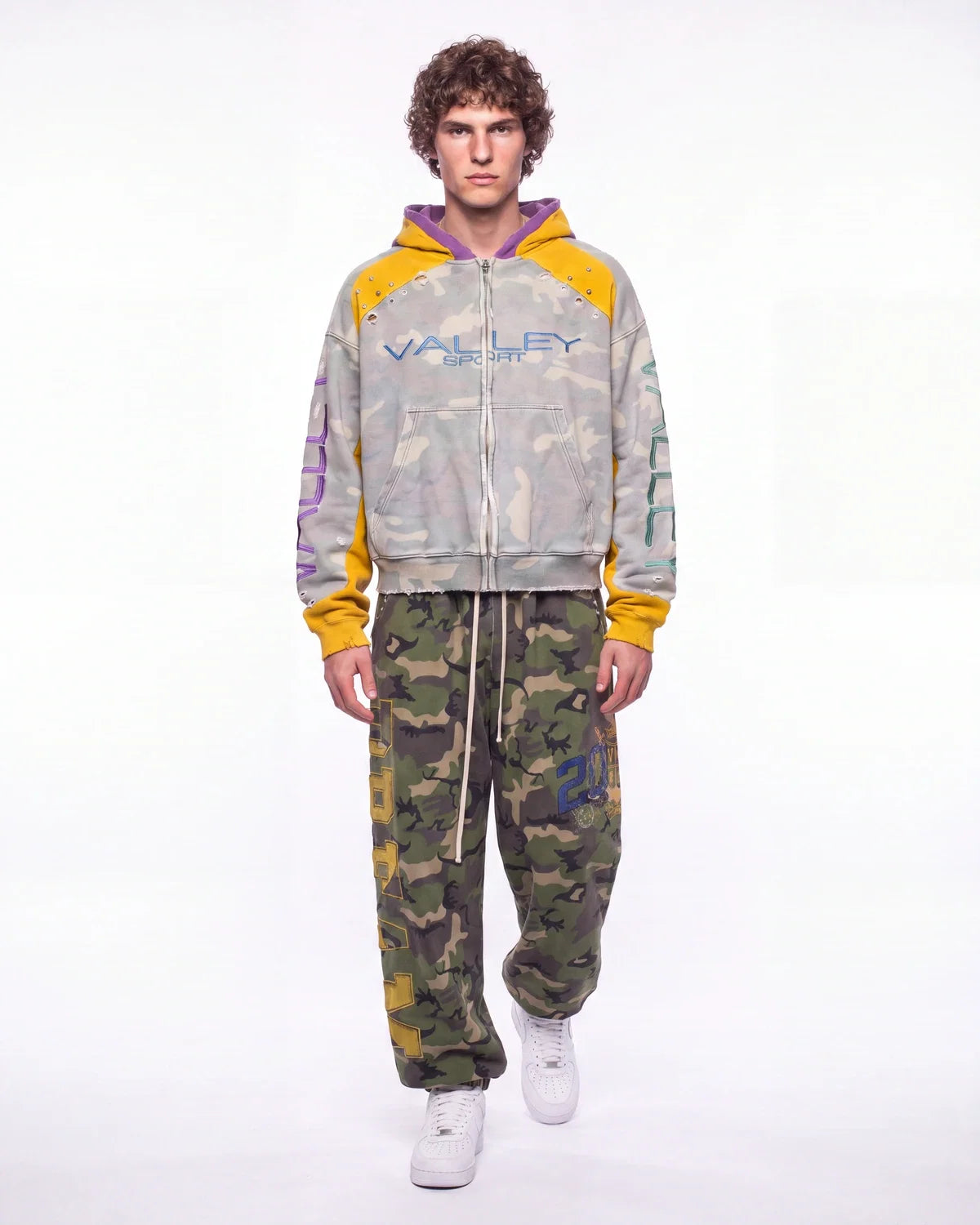 Vale Forever Boiler Room Zip Up Camo