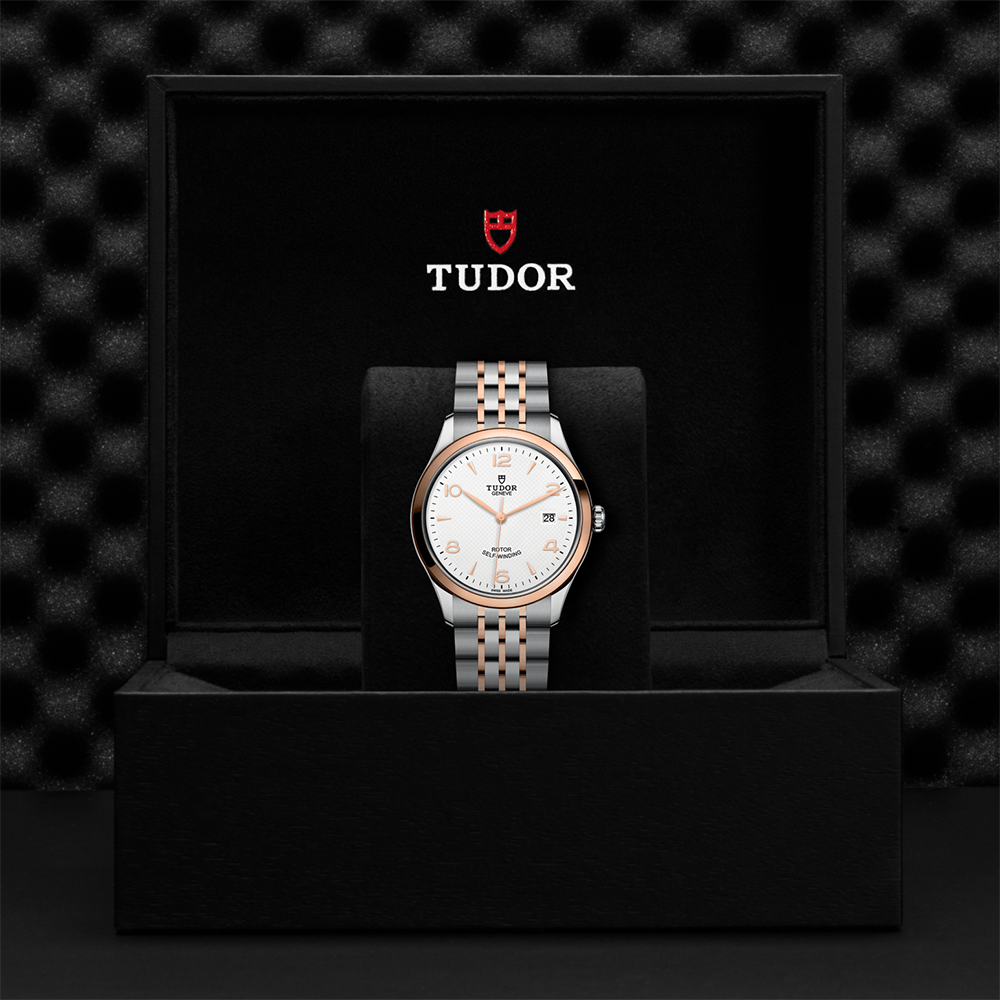 1926 Rose Gold Two-Tone 39mm - White on Bracelet