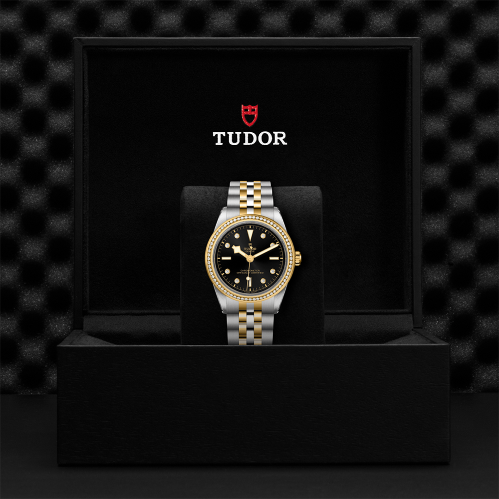 Black Bay One S&G 39mm - Black, Diamond-Set and Diamond Bezel on Bracelet