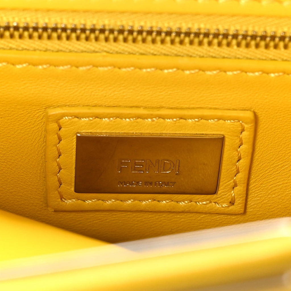 Nappa Mini Peekaboo Iconic Satchel Limone