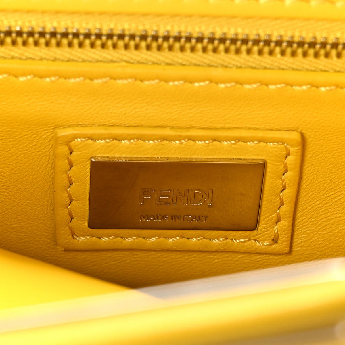 Nappa Mini Peekaboo Iconic Satchel Limone