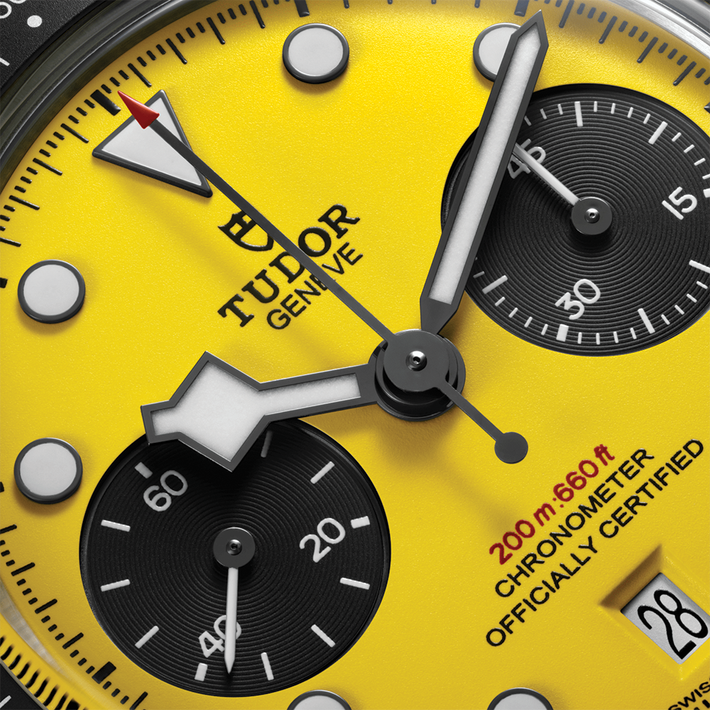 Black Bay Chrono 39mm - Yellow on Bracelet