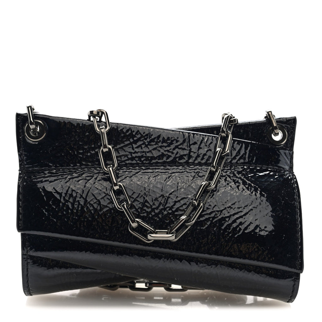 Patent Vog Small Loubitwist Clutch Black