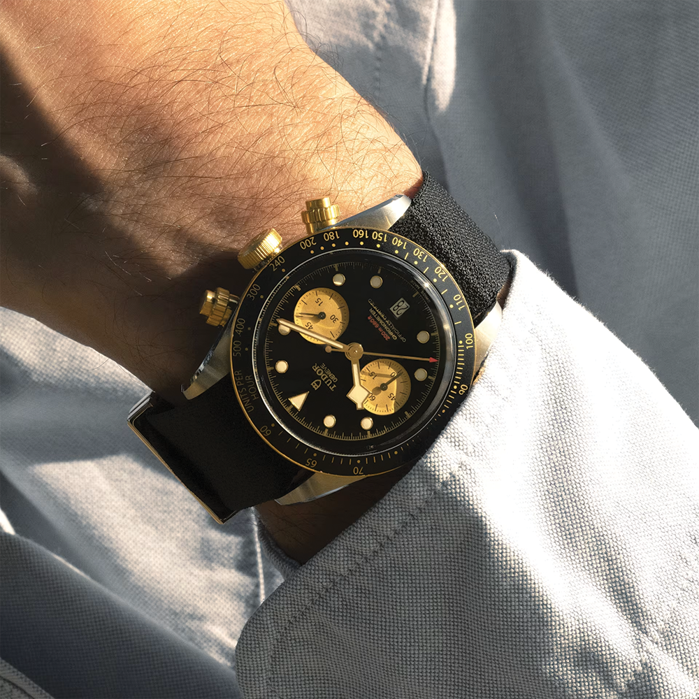 Black Bay Chrono S&G 41mm - Black on Fabric Strap