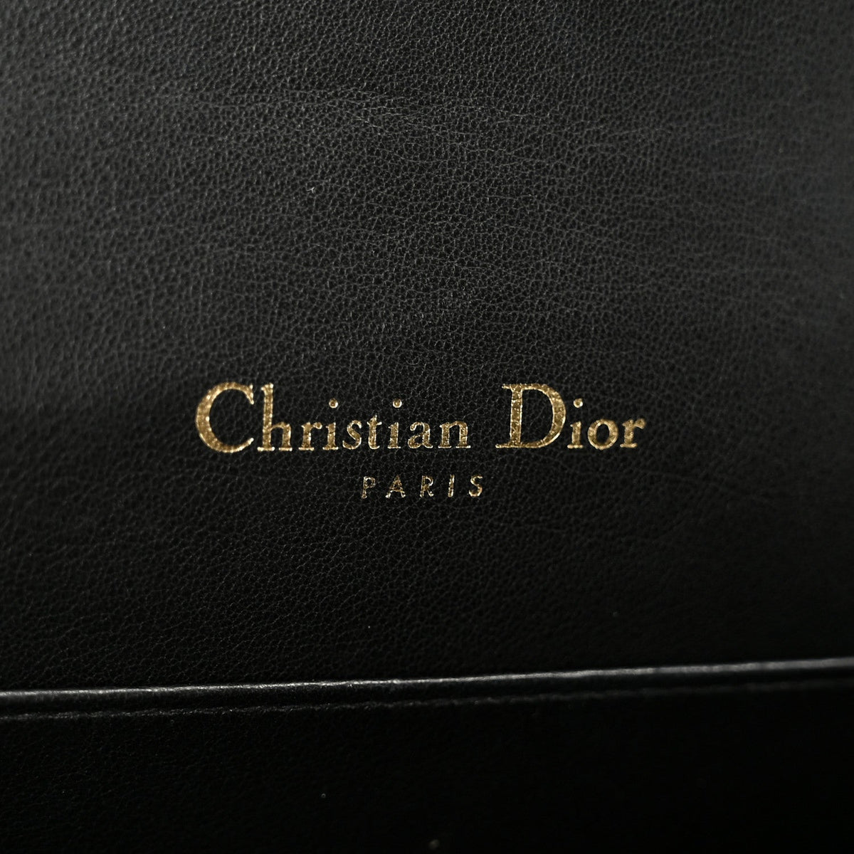 Patent Cannage Lady Dior Convertible Clutch Black
