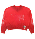 Boredom Kills Signature Crewneck Red