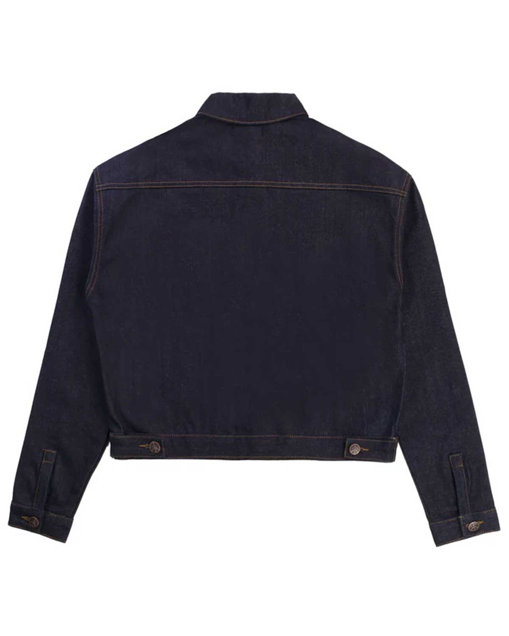 Boredom Kills Spider Pearl Denim Jacket Raw Indigo