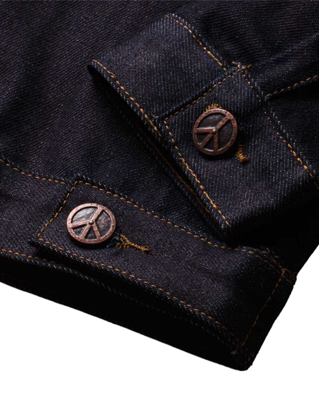 Boredom Kills Spider Pearl Denim Jacket Raw Indigo