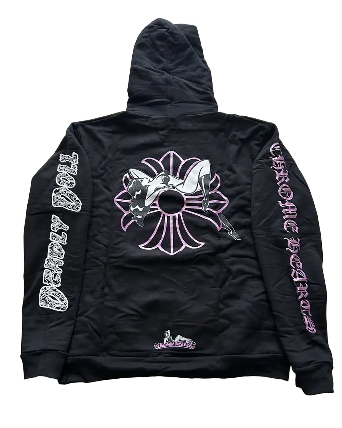 Chrome Hearts Hoodie Deadly Doll Black/Purple