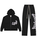 Godspeed OG Logo Sweatsuit V2 Black/Silver Satin