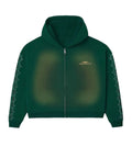 HMDD Crystal Zip Up Green Bean