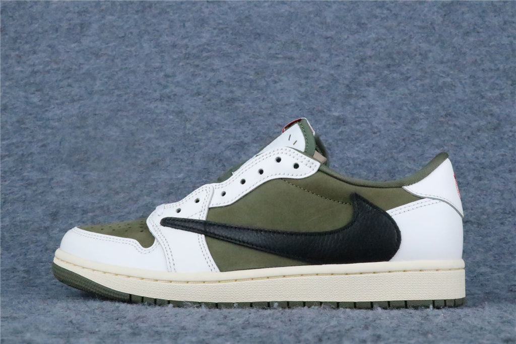 Travis Scott x Air Jordan 1 Retro Low OG SP 'Reverse Olive / Medium Olive' (US Warehouse, No QC)