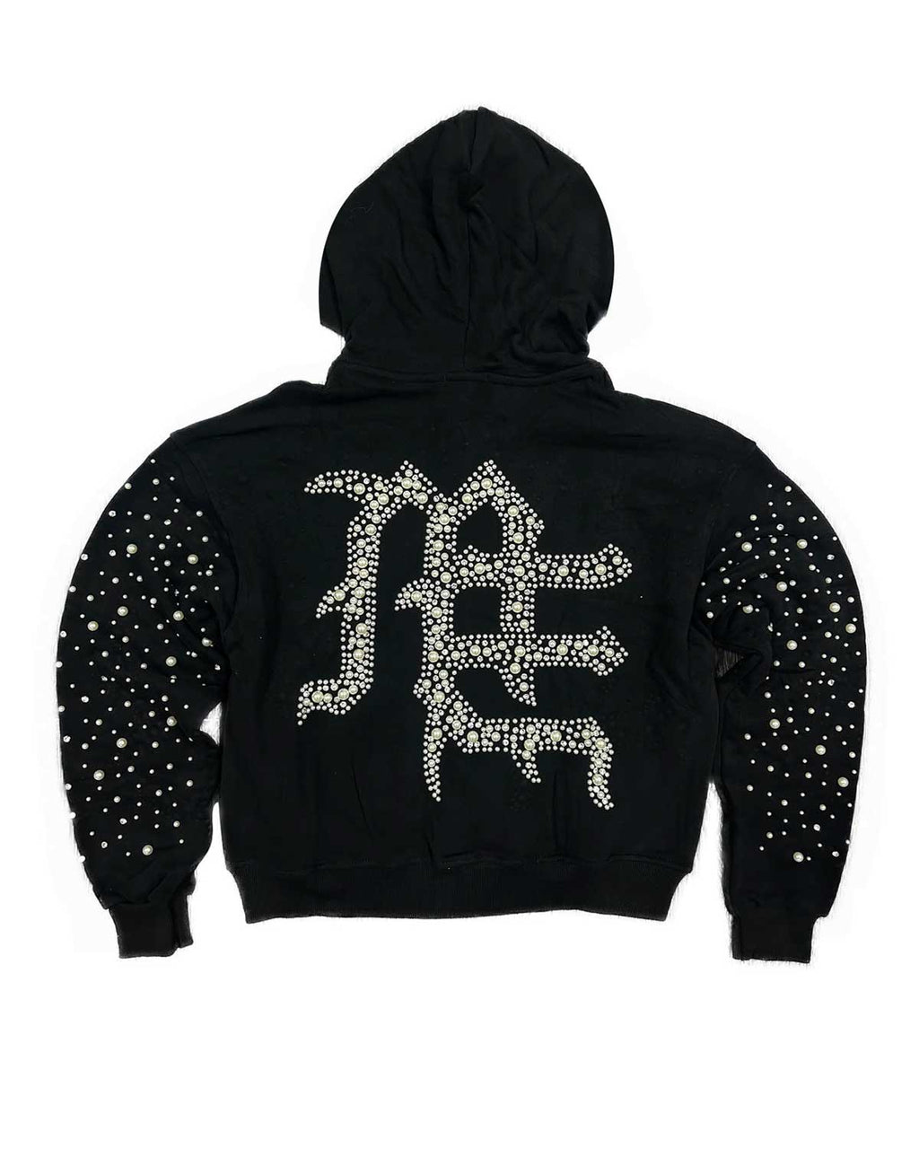 Mixed Emotions Pearl Hoodie Black