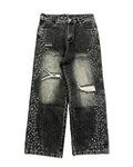 Mixed Emotions Stone Baggy Jeans Grey