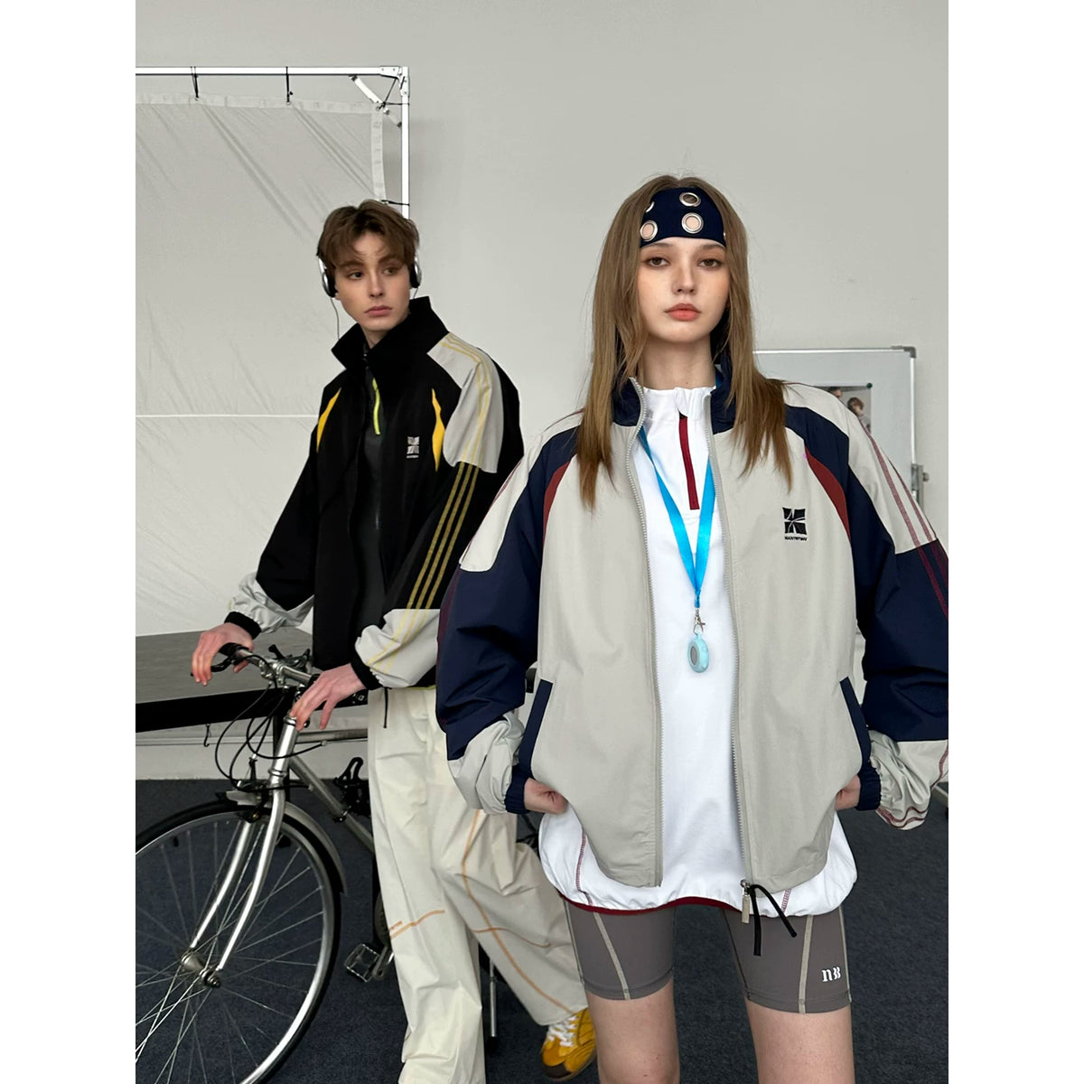 MANYSTON American standing collar baseball jacket for boys, spring high-end and cool casual sports jacket for men