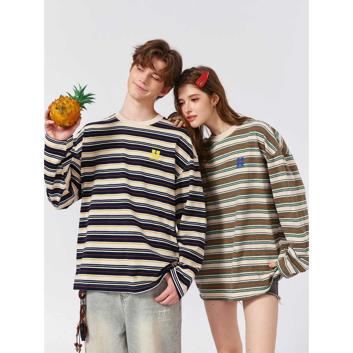 MANYSTON American 195g Heavy Duty Headless Hoodie Men's Spring and Autumn Youth Loose Casual T-shirt Top