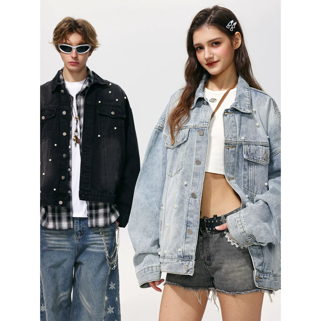 Zhang Ji's same style MANYSTON American street cardigan jacket men's spring and autumn casual jacket top