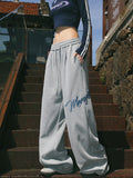 Tian Shuchen's same style MANYSTON American fashion brand sanitary pants for boys in spring and autumn, high street straight leg loose casual pants