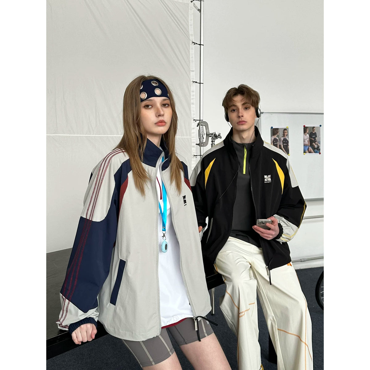 MANYSTON American standing collar baseball jacket for boys, spring high-end and cool casual sports jacket for men