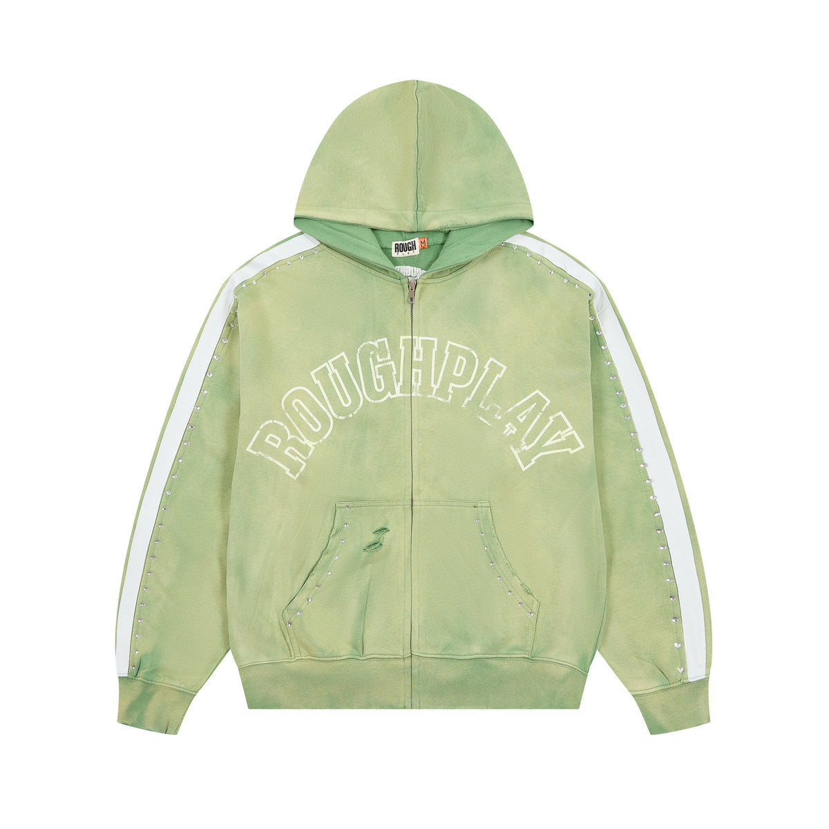 American High Street Rough Play Casual Retro Loose Hoodie Long Sleeve Hoodie Washed Letter Printed Hoodie
