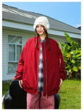 Celebrity style MANYSTON American high street pilot jacket, cotton jacket, couple baseball jacket, cotton jacket, casual jacket