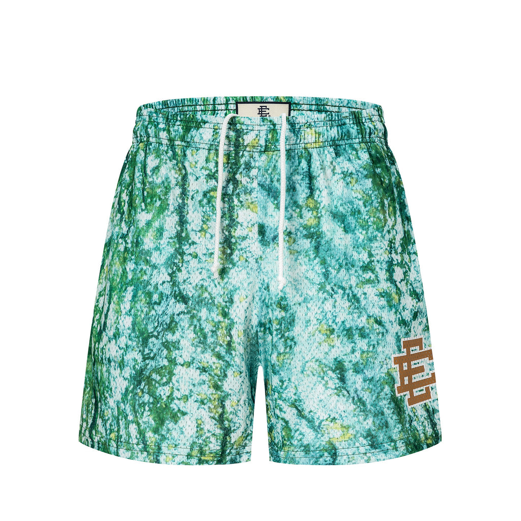 Cross border fashion Eric Emanuel's new American printed breathable, versatile and comfortable summer casual shorts