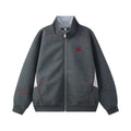 MANYSTON American fashion brand 420g heavyweight lapel cardigan sweatshirt men's style spring and autumn couple's top jacket