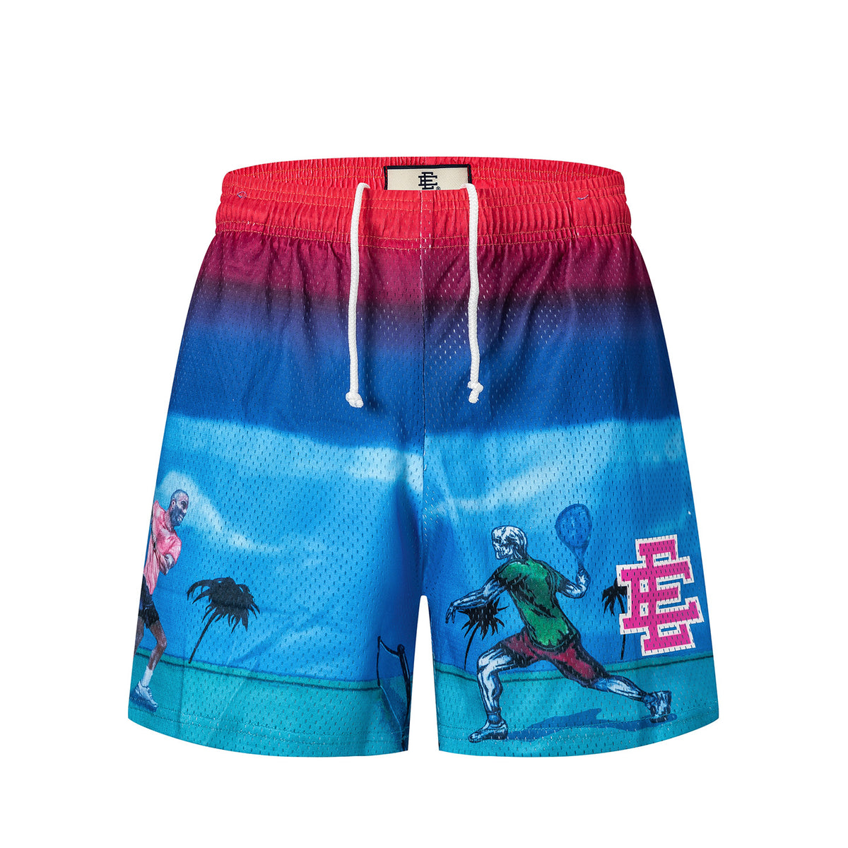 Cross border fashion Eric Emanuel's new American printed breathable, versatile and comfortable summer casual shorts