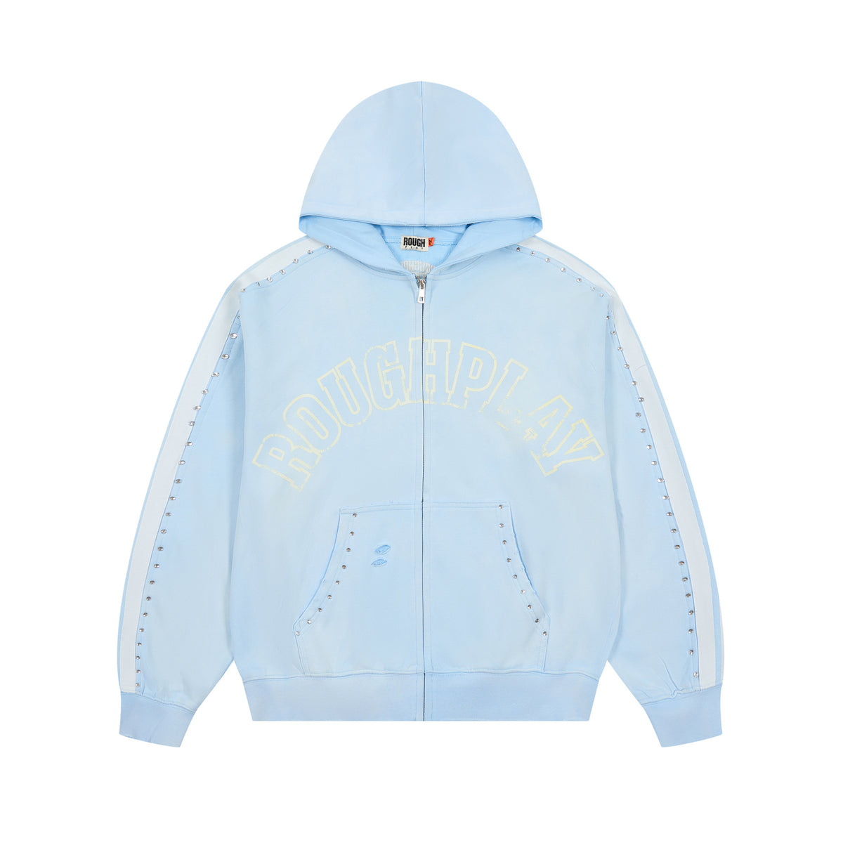 American High Street Rough Play Casual Retro Loose Hoodie Long Sleeve Hoodie Washed Letter Printed Hoodie