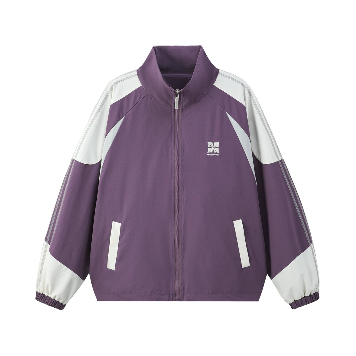 MANYSTON American standing collar baseball jacket for boys, spring high-end and cool casual sports jacket for men