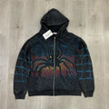 Vale Forever Embroidered Printed Meichao High Street Trendy Casual Loose Retro Washed Cardigan Hoodie