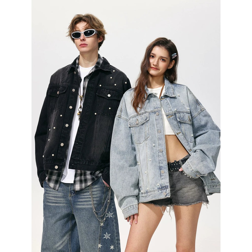 Zhang Ji's same style MANYSTON American street cardigan jacket men's spring and autumn casual jacket top