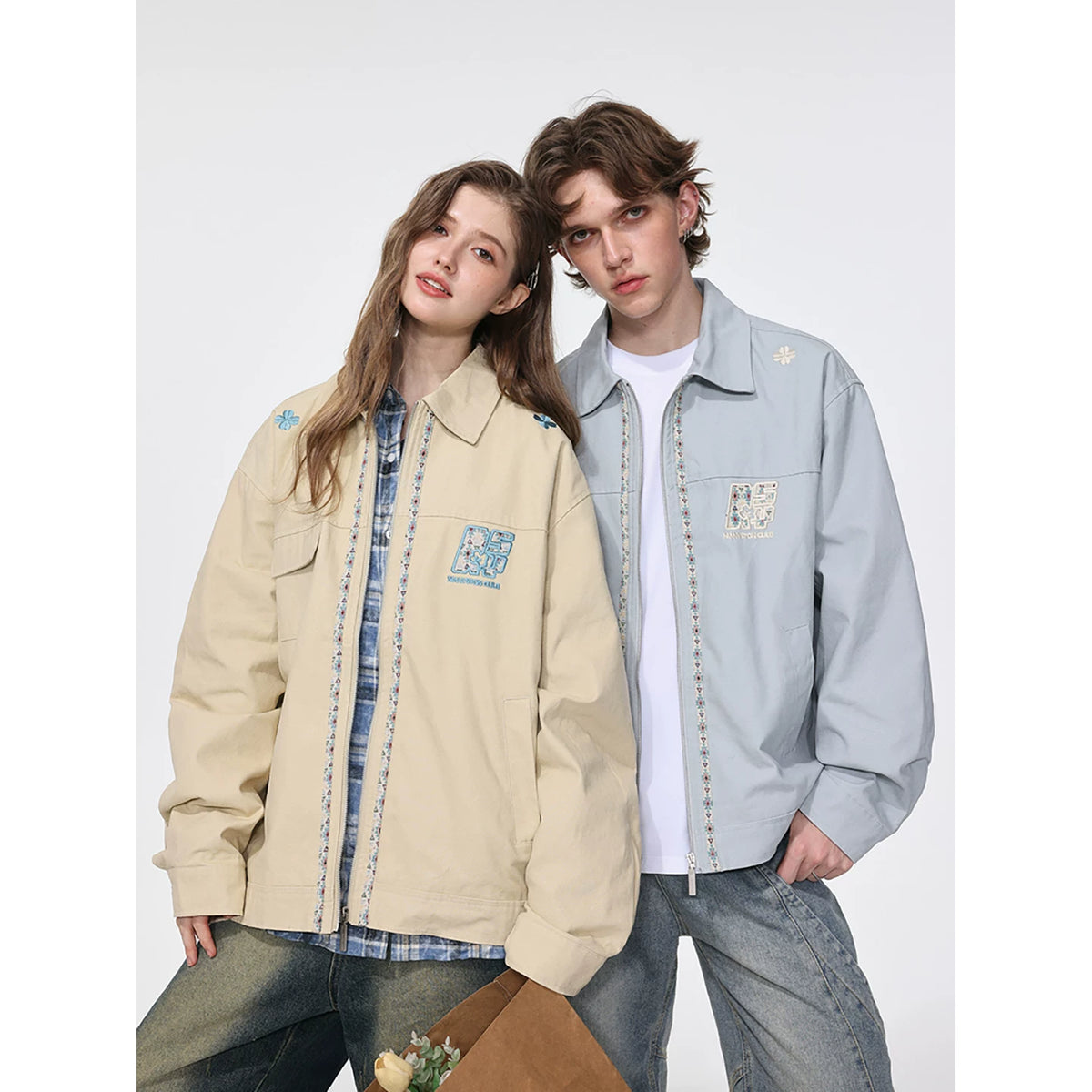 MANYSTON China-Chic American casual jacket Men's new high-class loose cotton jacket in spring and autumn