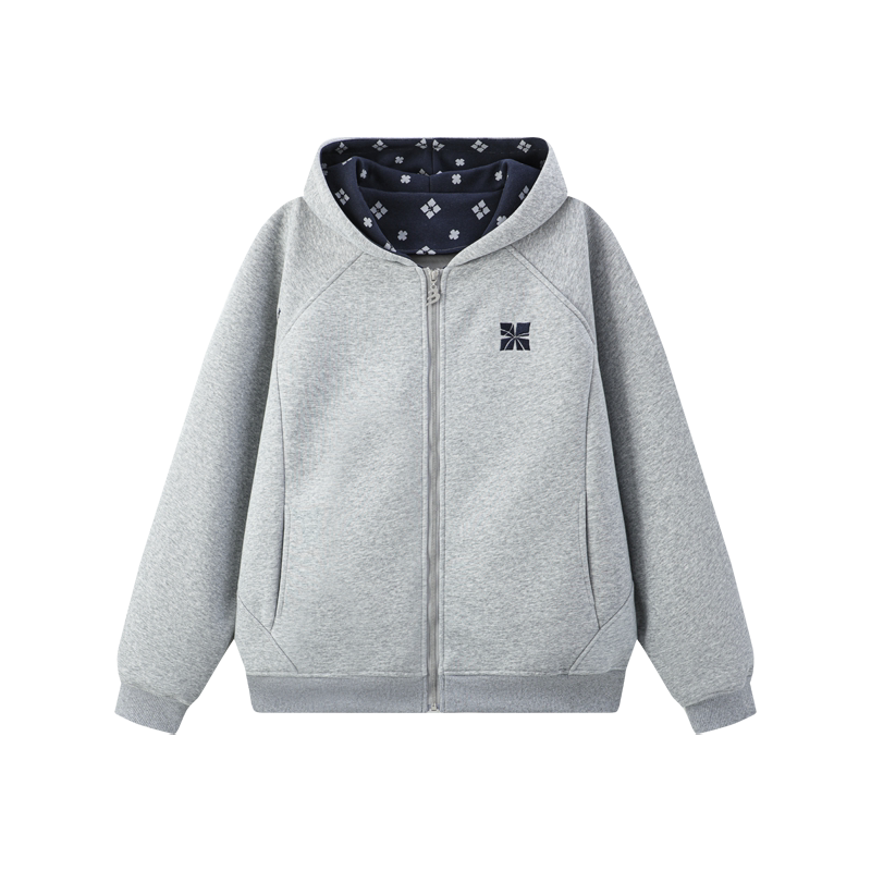 Hao Yiran's MANYSTON American style hooded jacket for spring and autumn couples, loose casual cardigan jacket