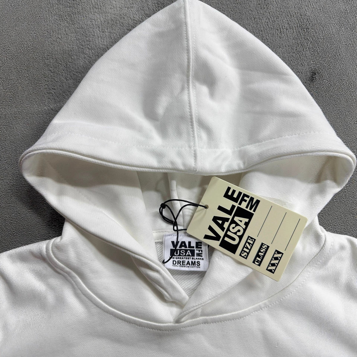 Cross border fashion VALE new retro hooded sweatshirt printed with American street hip-hop cotton versatile hooded sweatshirt