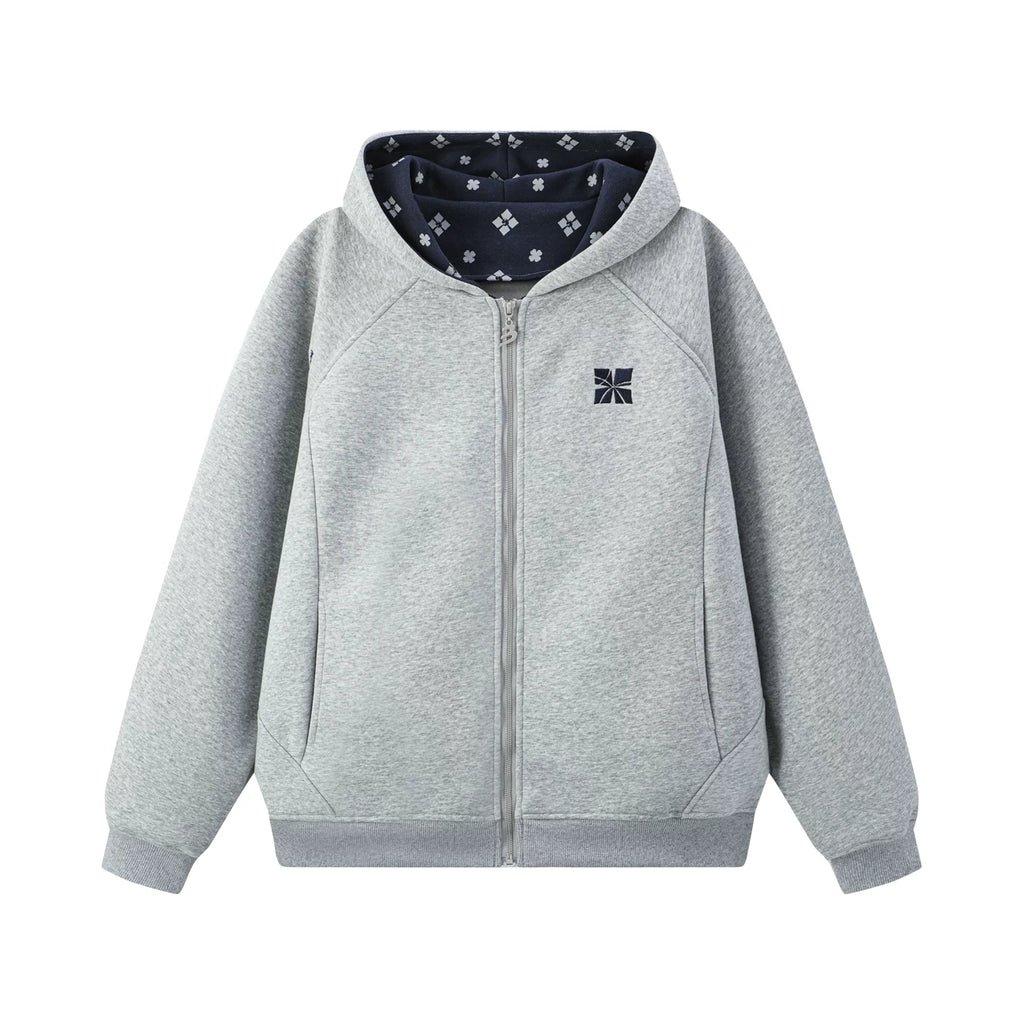 Hao Yiran's MANYSTON American style hooded jacket for spring and autumn couples, loose casual cardigan jacket