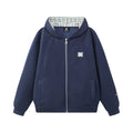 MANYSTON American embroidery hooded cardigan sweatshirt men's style spring and autumn couple style loose casual top jacket